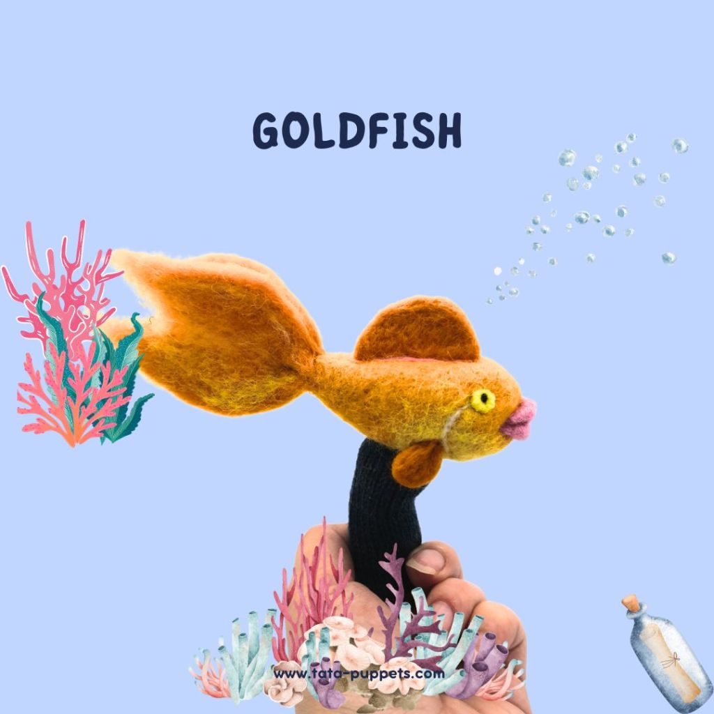 Discover our Goldfish finger puppet