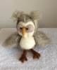 Peluche chouette en laine feutree 