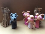 marionnettes trois petits couchons