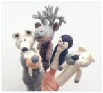 Marionnettes a doigts/finger wool puppets