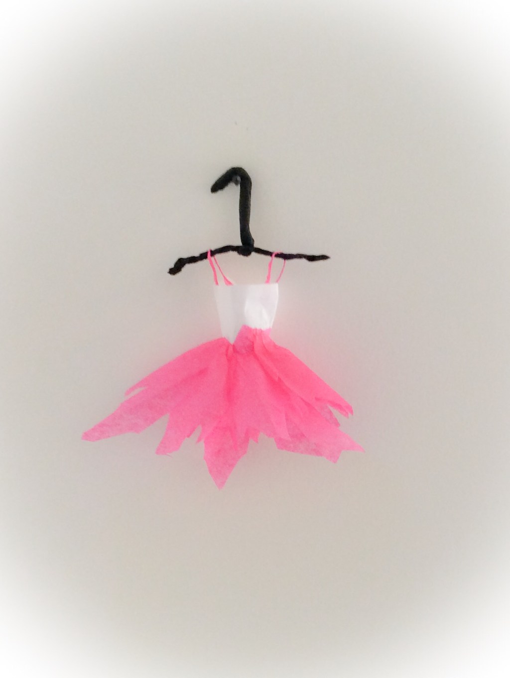 Paper craft little&nbsp;dress.