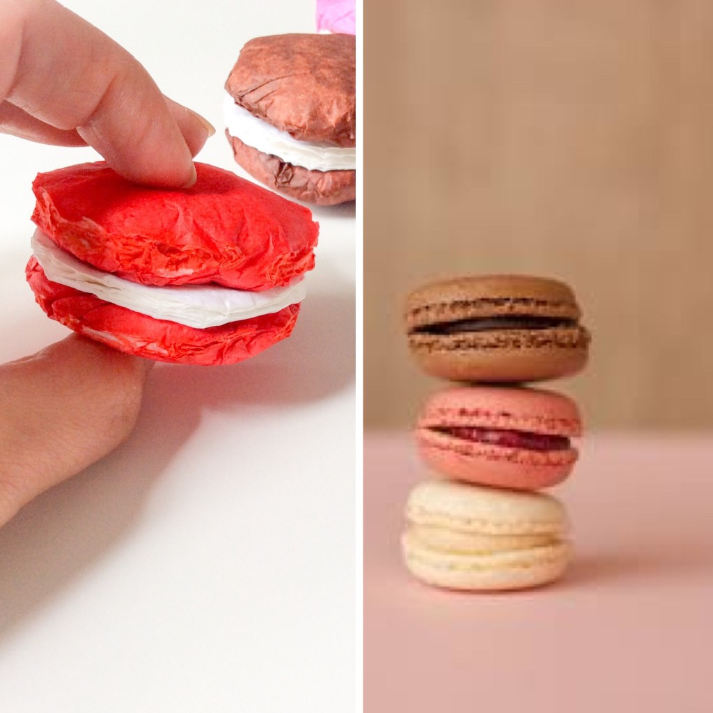 Paper craft macaroons.