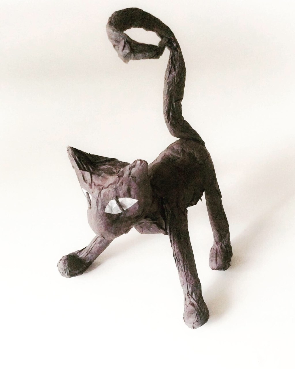 DIY paper black&nbsp;cat.