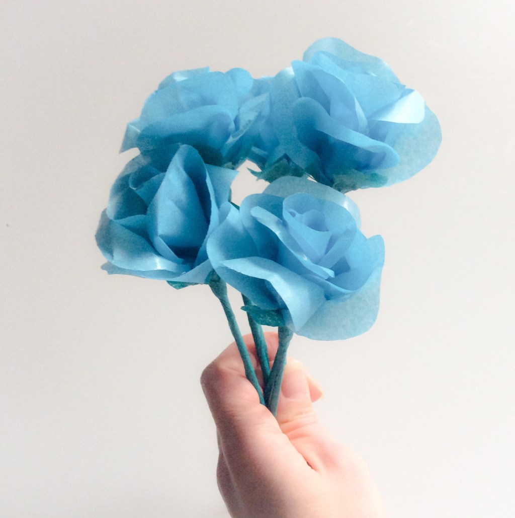 Paper flower craft.