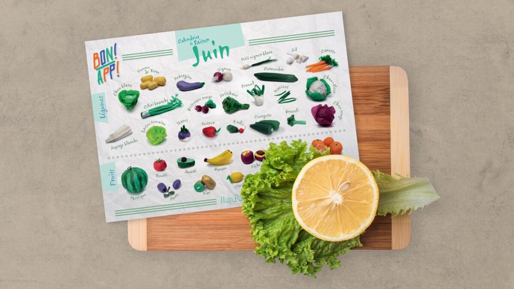 Calendriers de fruits et légumes de&nbsp;saison